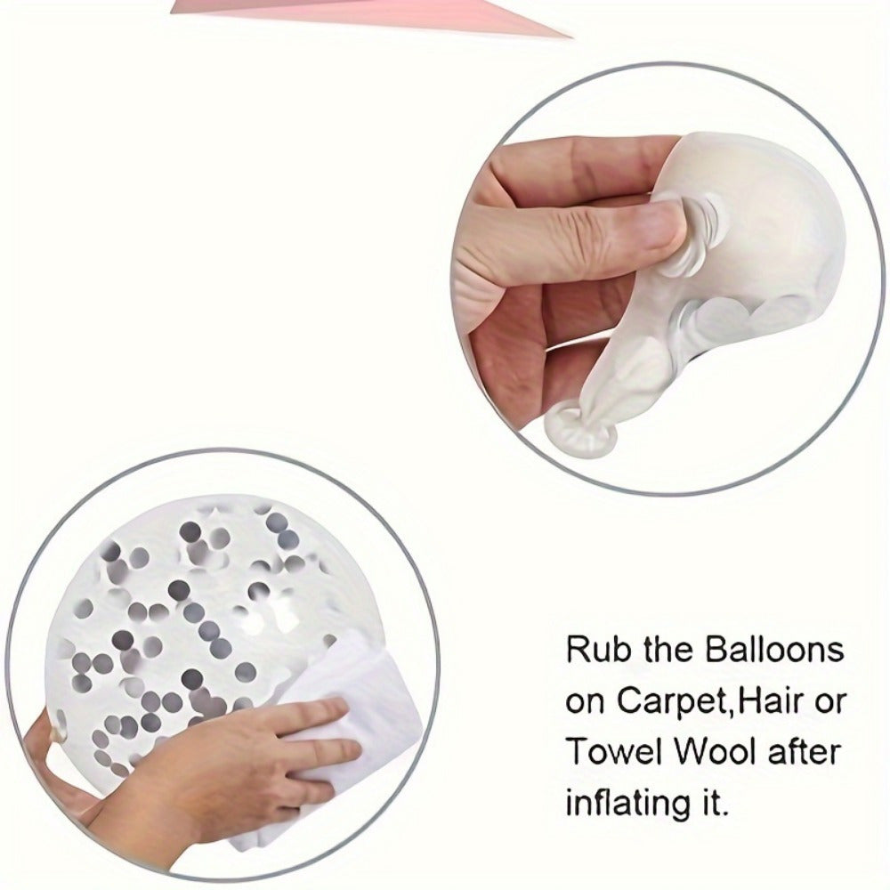 131 Pieces Vibrant Ink Blue Silvery White Balloon Arch Set Birthday Party Decor Easy Assembly Reusable Garland Kit