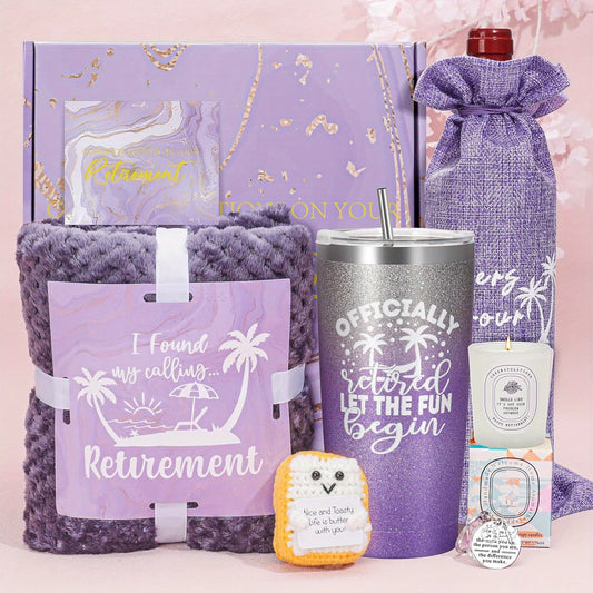 Retirement Gift for Woman, Retirement Gifts for Women 2024, Happy Retirement Gifts for Coworker, Friends, Retirement Gifts for Nurses, Mom, Retirement Tumbler Travel Bag Set