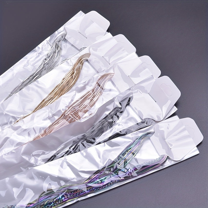 Boho Chic 11 Pcs 18 Inch Stainless Steel Snake Chain Necklaces With Lobster Clasp FadeResistant DIY Jewelry Making Women