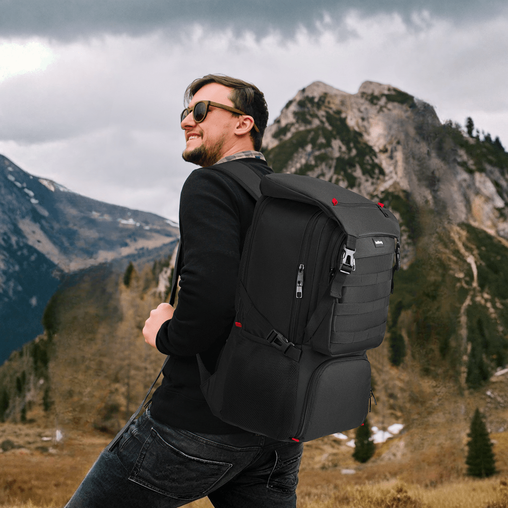 2 Pack Lightweight Large Capacity Travel Backpack With Adjustable Straps Durable Polyester Easy To Clean For Travel