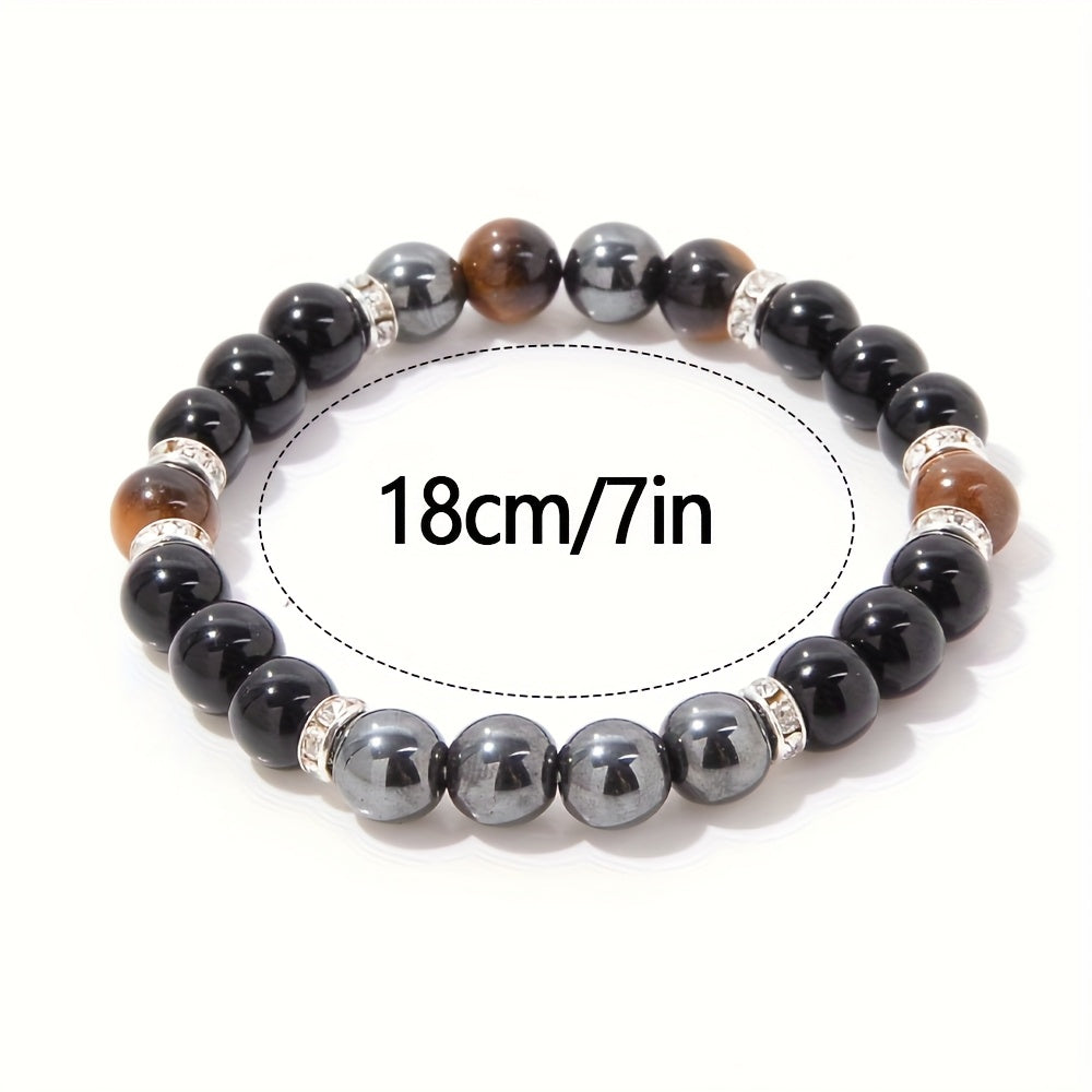Bohemian Glass Beaded Bracelet 50pcs Set for Men and Women