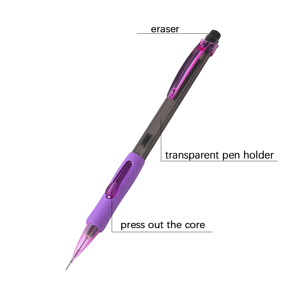 Side Press Mechanical Pencils Set with Replaceable Lead, 0.5/0.7/0.9mm Comfortable Grip Automatic Pencil Set for Office Writing Supplies Back to School Stationery(24pencils+24boxes of Lead)