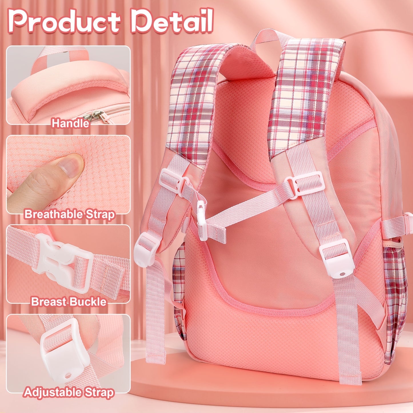 Sanrio For My Melody Backpack With Card Holder And Pockets