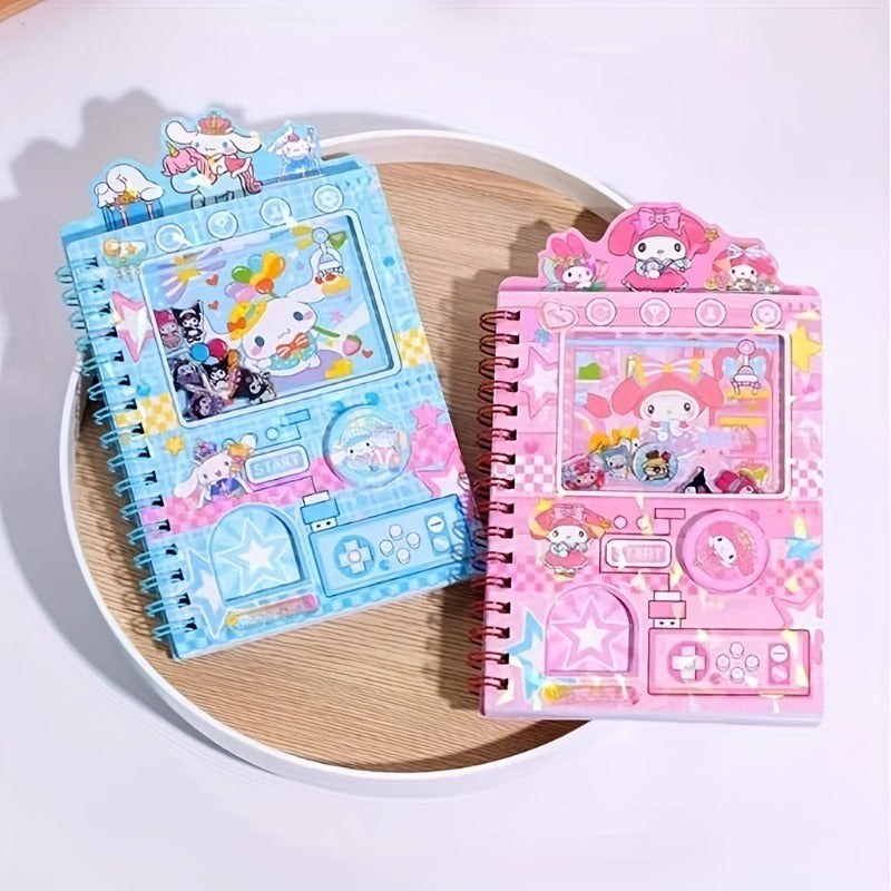 Sanrio Kuromi Coil Notebooks 4 Pack Gashapon Spiral Diaries