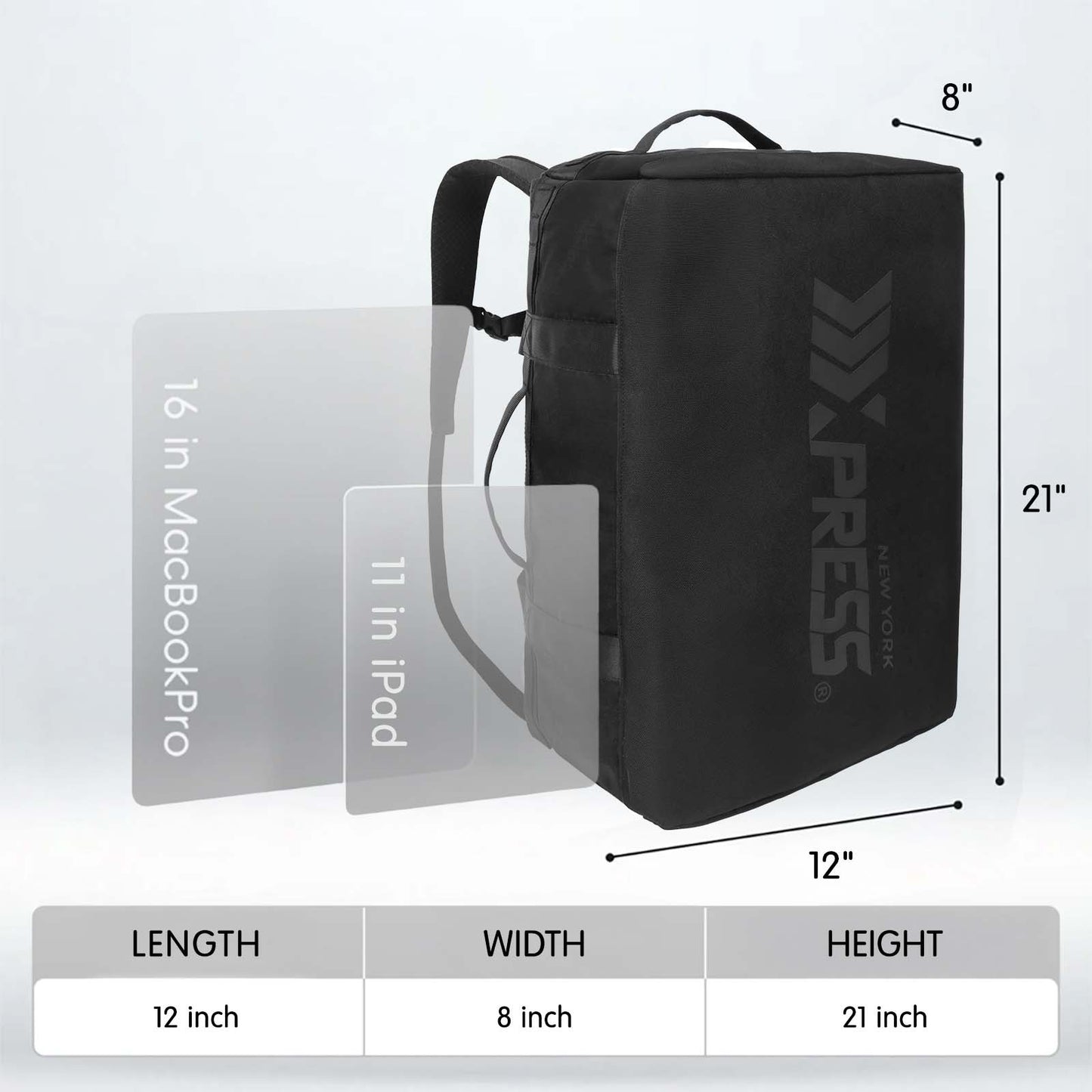 40L Travel Backpack 3-in-1 Convertible Duffle Bag with Shoulder Strap, Heavy-Duty Durable Polyeste Waterproof Bag for Men & Women, Business, Weekend, Camping, Overnight Backpack