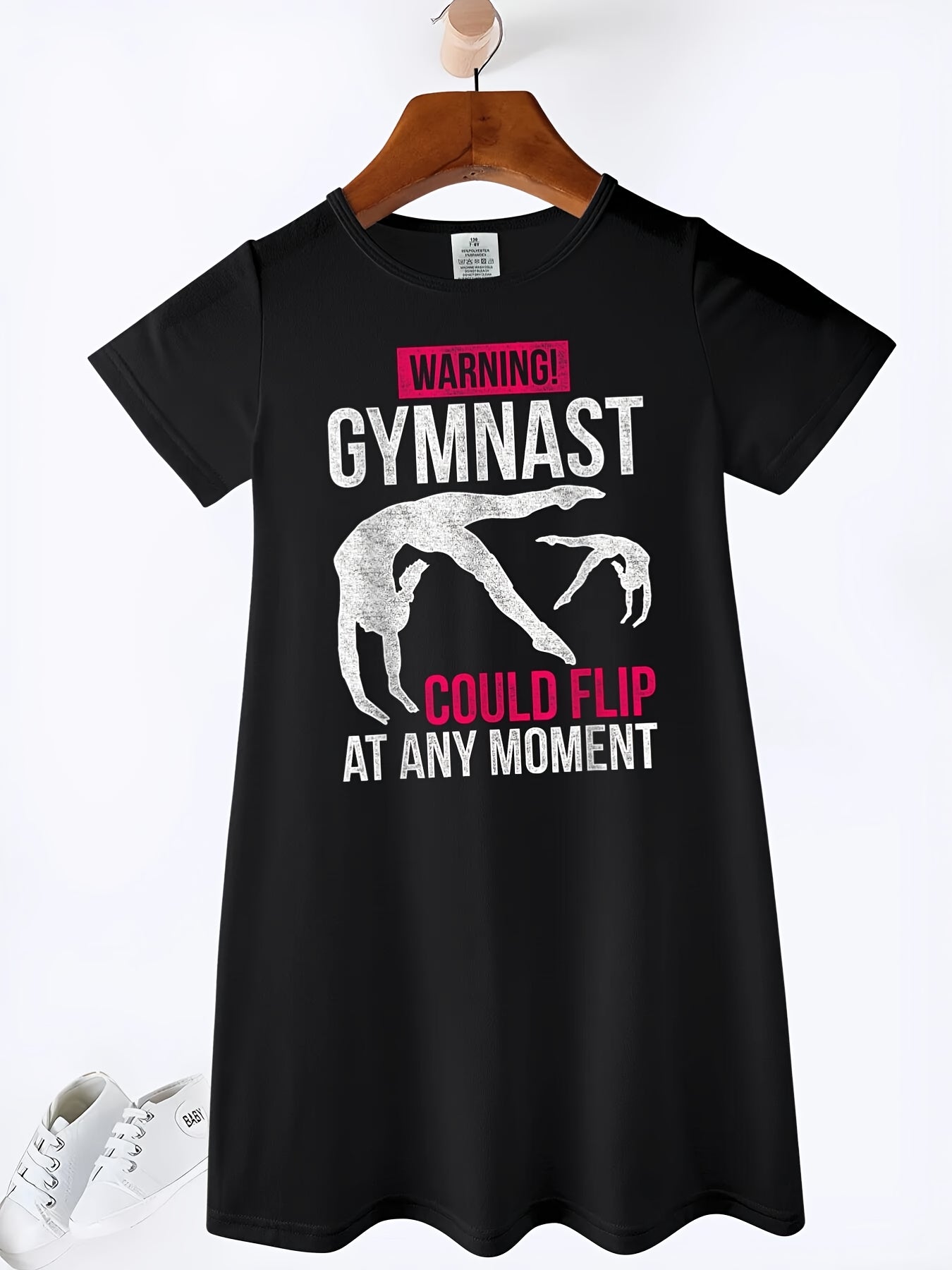 Girls Gymnastics Leotard Warning Gymnast Could Flip At Any Moment