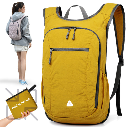 Unisex Anti-Theft Large Capacity Backpack Heavy Duty Travel Trekking Backpack with Laptop Compartment Foldable Design for Cycling Outdoor Activities, Cycling Gear, Heavyduty Material, Multipurpose Backpack, Travelers, Adventu