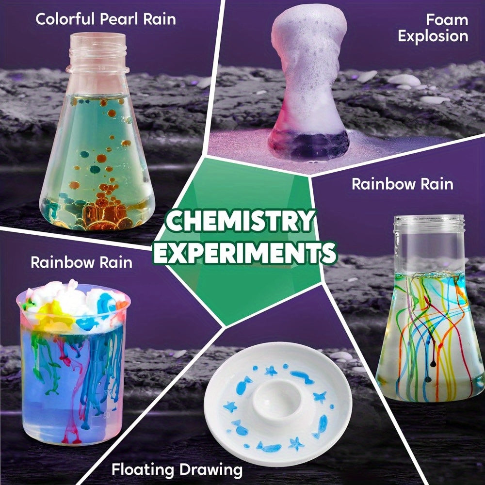 SYNCFUN Wonder Science Kits - 50+ Experiments Educational Toys, STEM Activities with Growing Crystal Tree, Lab Science Toys, Gifts for Birthday Christmas for Kids Aged 6 7 8+, Best for Christmas