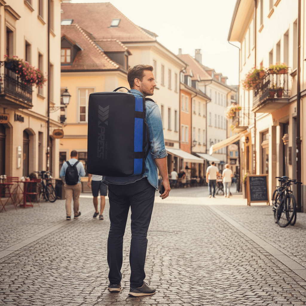 40L Travel Backpack 3-in-1 Convertible Duffle Bag with Shoulder Strap, Heavy-Duty Durable Polyeste Waterproof Bag for Men & Women, Business, Weekend, Camping, Overnight Backpack