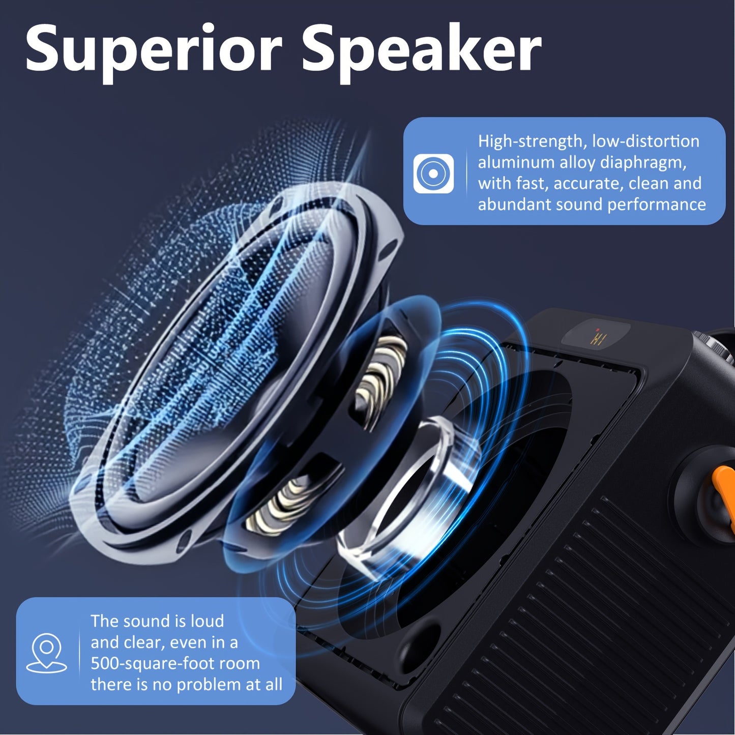 T19-T Karaoke Speaker with 2 Microphones, Karaoke Machine for Adult, Wireless Speaker with Karaoke Function, Home Speaker Karaoke System with RGB Light, Live Streaming Function, Christmas Gift