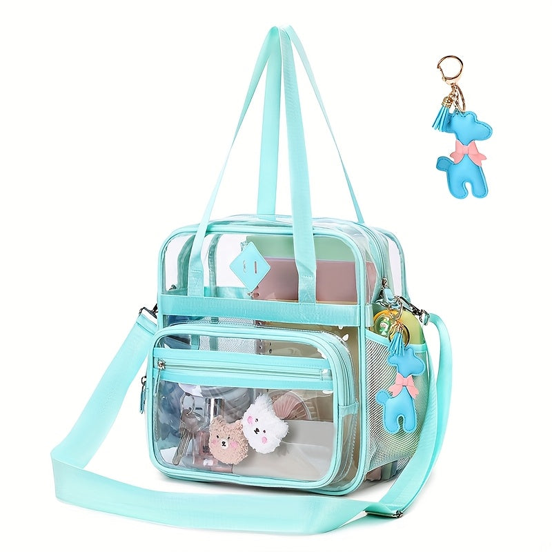 PIG PIG GIRL PVC Shoulder Bag High Capacity Crossbody