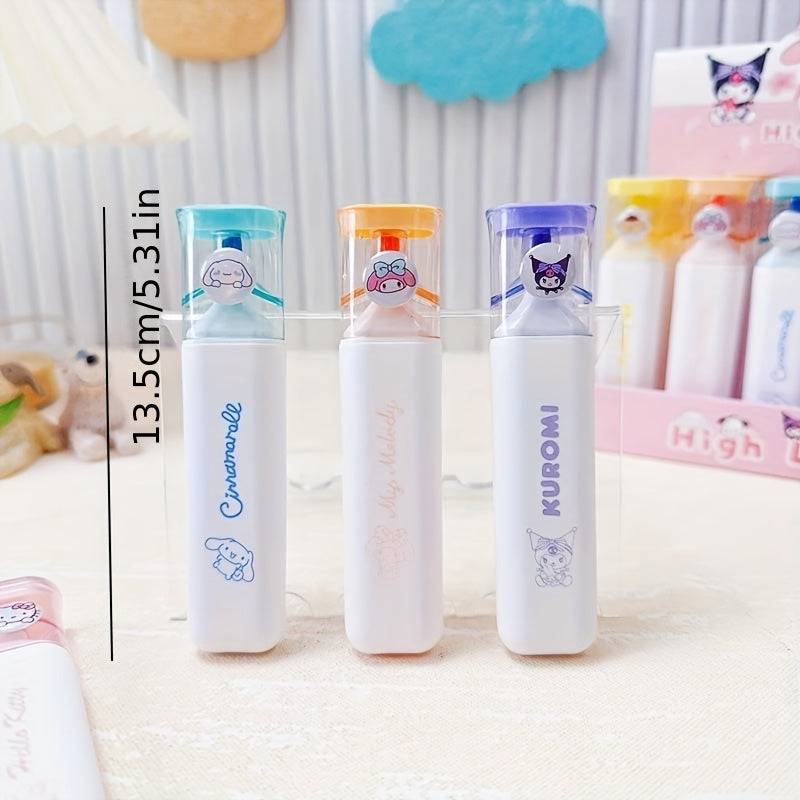 36pcs & My Melody Cute Highlighters & Marker Pens - Adorable Anime Themed Highlighters Suitable for Student Prizes, Gifts, Supplies, Collectible Merchandise ( Fans & My Melody Lovers)