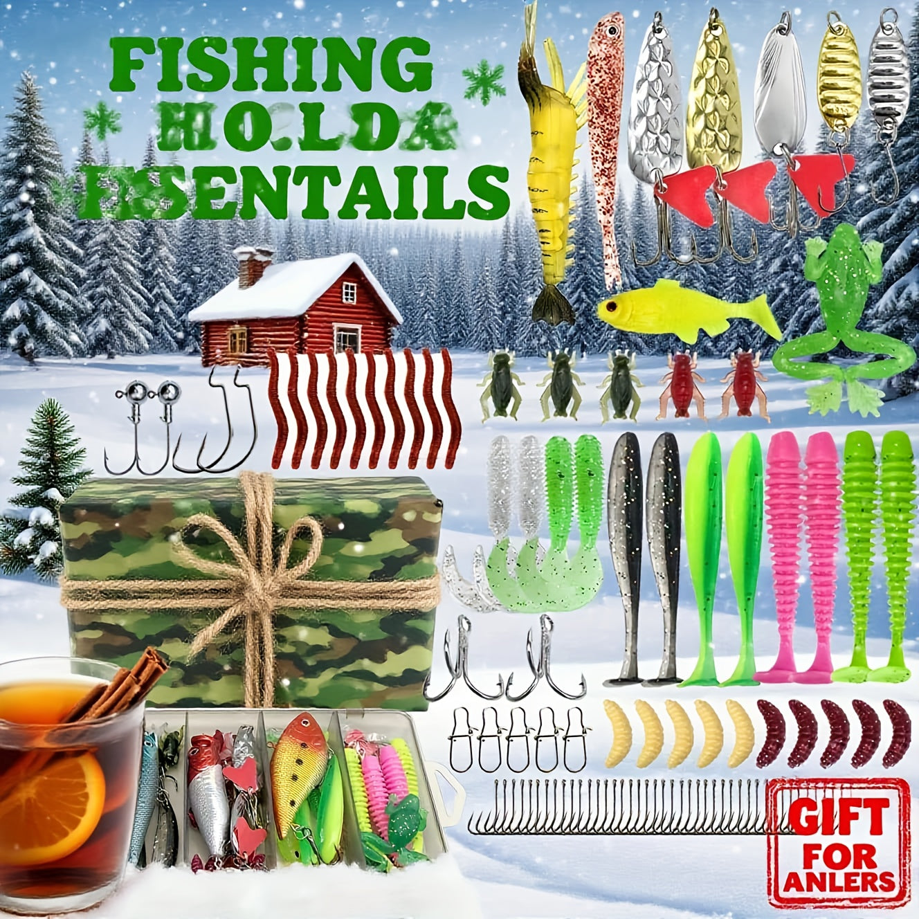 85 Piece Fishing Lure Set With Soft Plastic Worms Crankbaits And Spinnerbaits Lure Heads And Sinkers For Bass And Trout