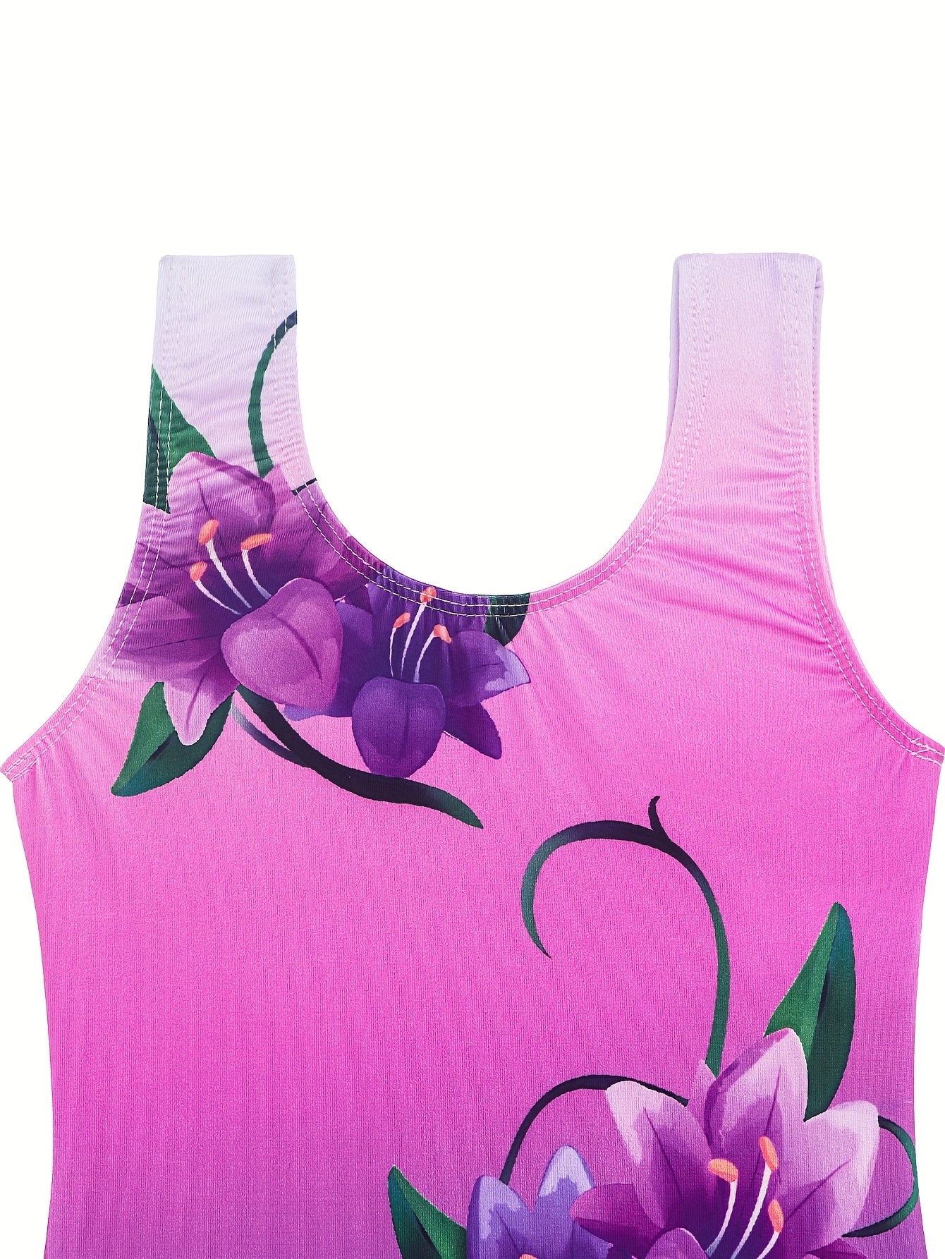 Girls' Gymnastics Bodysuit Set, Shiny Ballet Dance Outfit with Three Pieces Including Sparkling Shorts And a Headpiece.