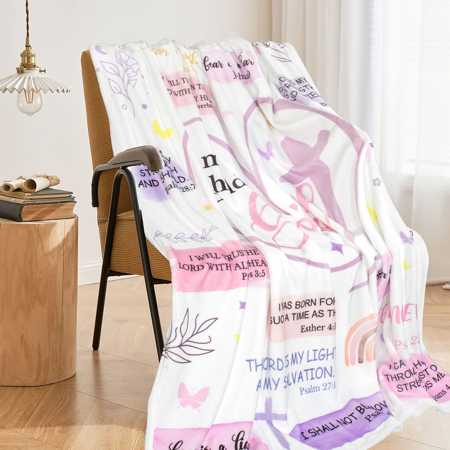 I Am a Child of God Fleece Blanket For Girls and Women