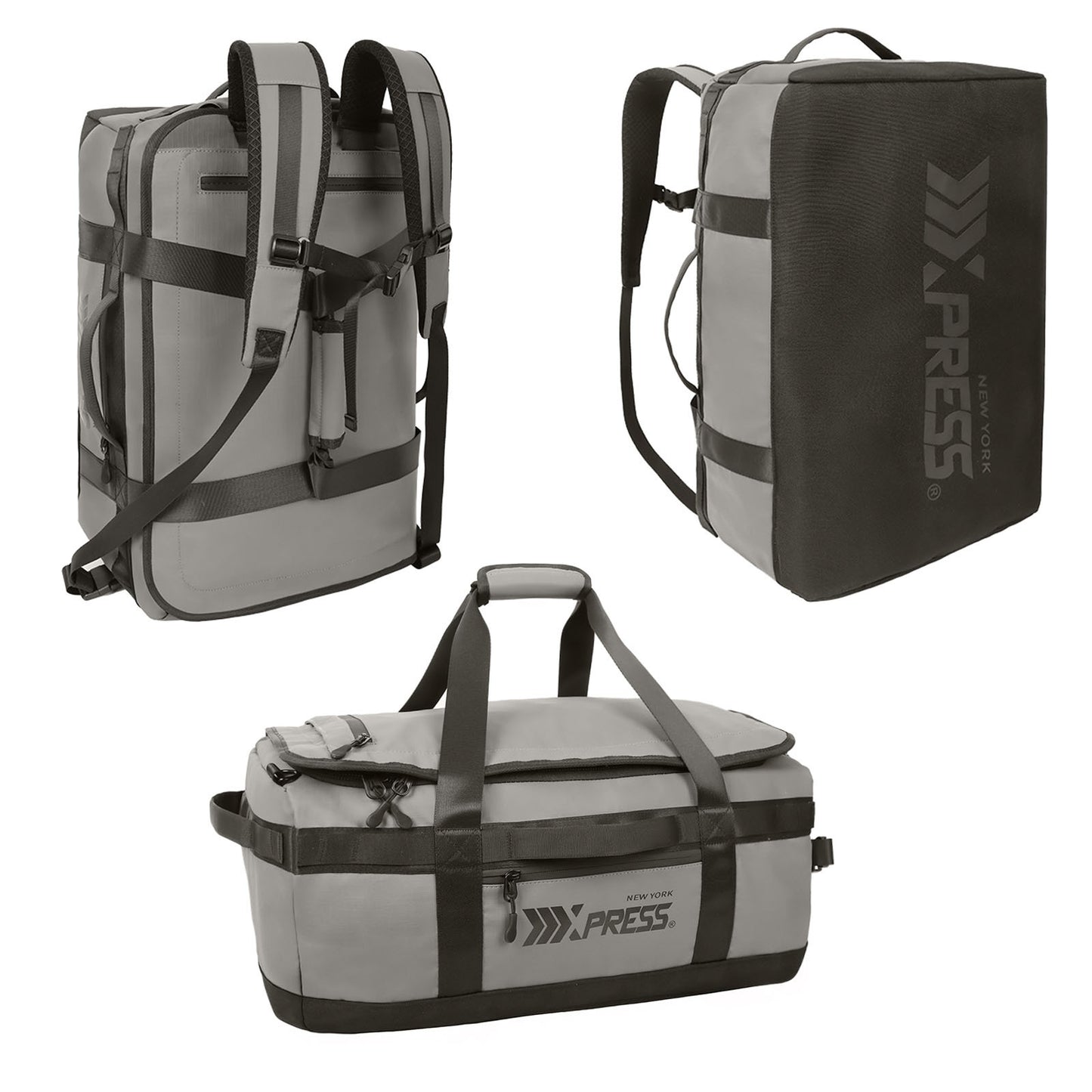 40L Travel Backpack 3-in-1 Convertible Duffle Bag with Shoulder Strap, Heavy-Duty Durable Polyeste Waterproof Bag for Men & Women, Business, Weekend, Camping, Overnight Backpack