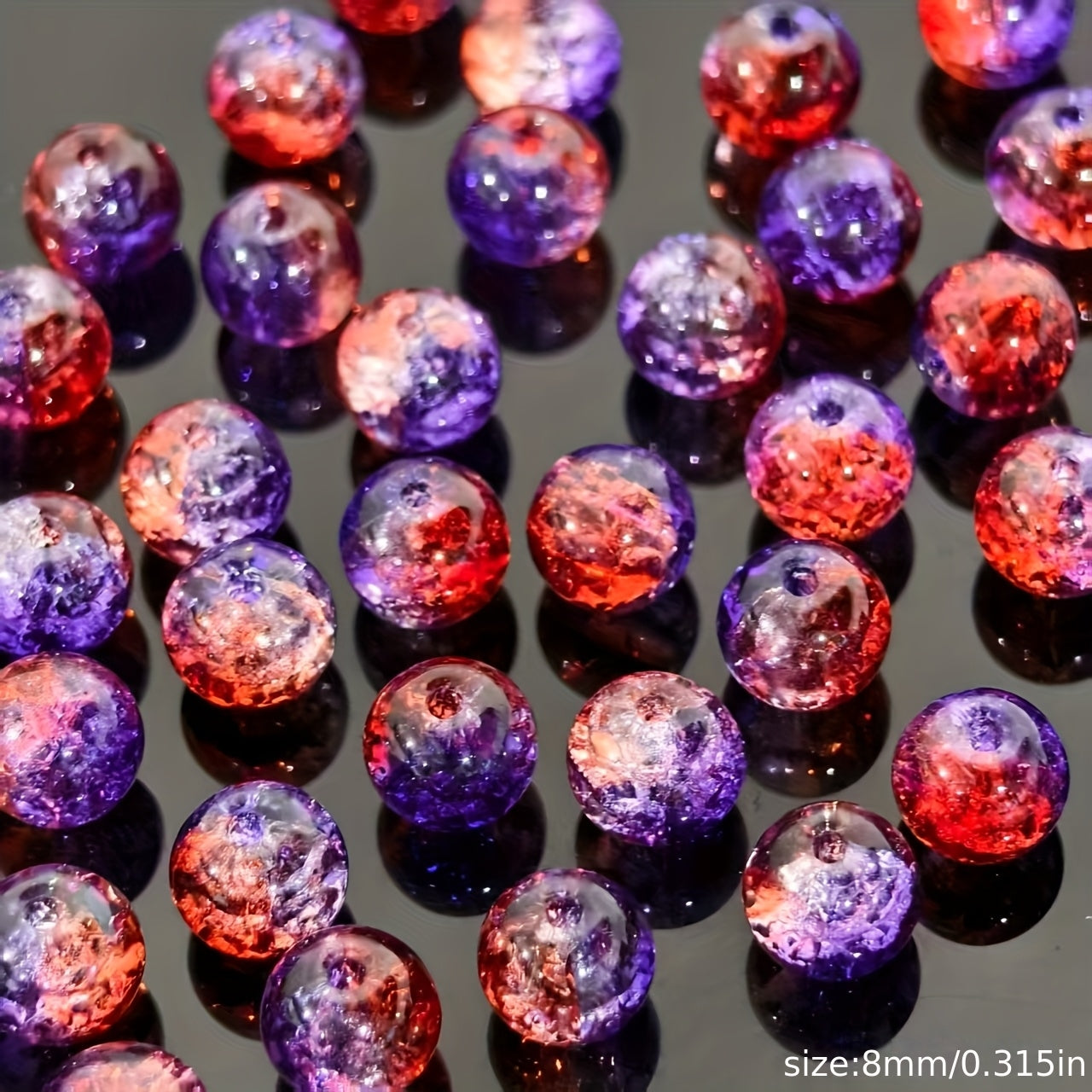 Glass Beads Set 401Pcs for Jewelry Making Supplies