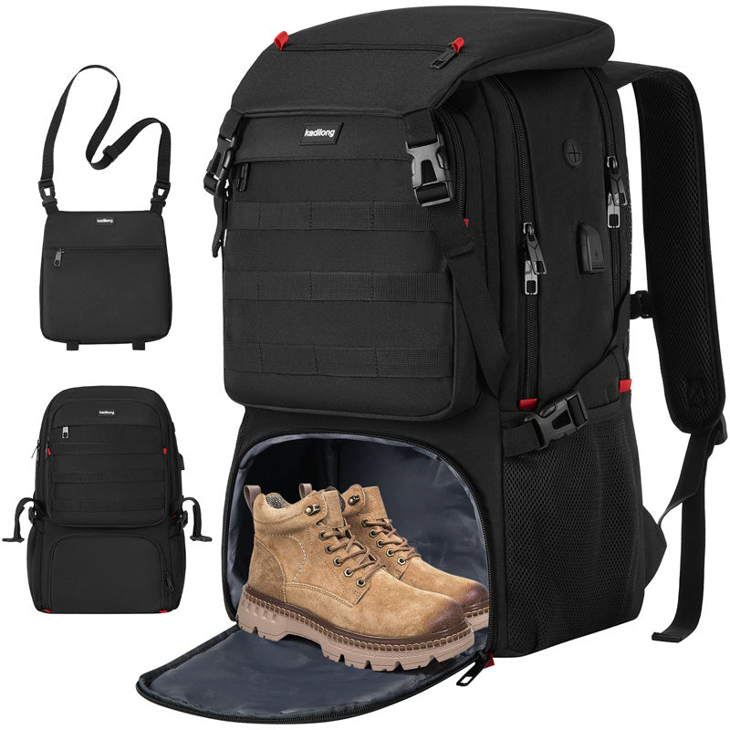 2 Pack Lightweight Large Capacity Travel Backpack With Adjustable Straps Durable Polyester Easy To Clean For Travel