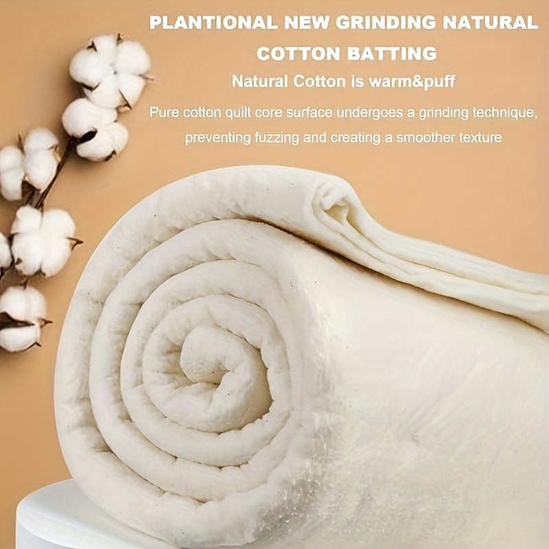 PurelyNatural All Season 100 Percent Cotton Quilt Batting for Quilts