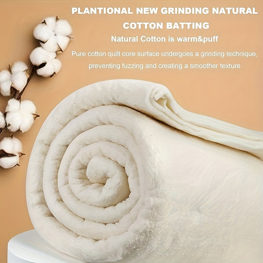 PurelyNatural All Season 100 Percent Cotton Quilt Batting for Quilts