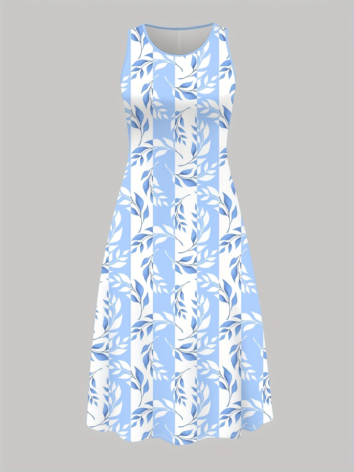 Elegant Dress Set | Drawing Pattern Print Fashion Resort Jacket Vest Long Skirt Set | Spring and Autumn Comfortable Fit Regular Casual Suit with Crew Neck and Fake Drawstring Details