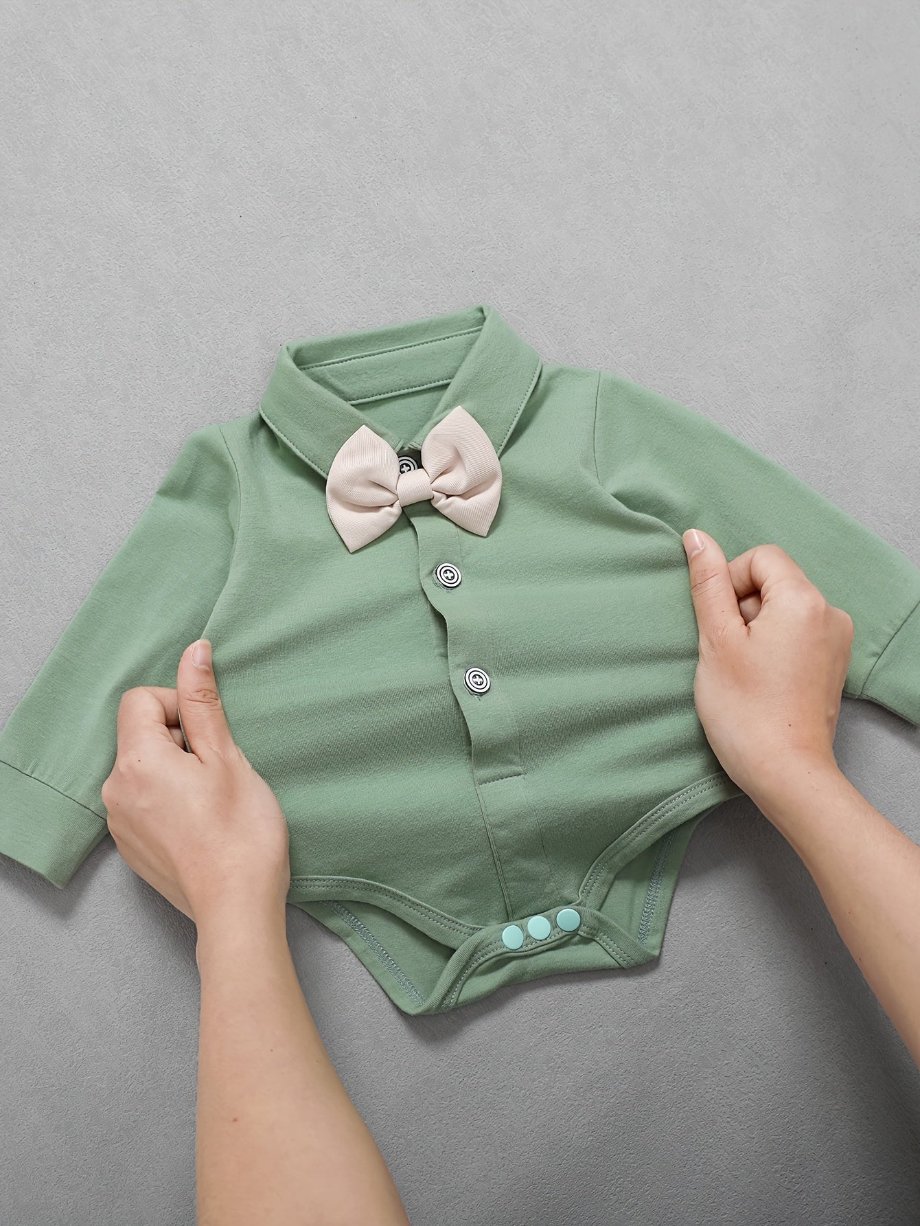 Baby Boy Formalwear Suit Set Shirt Bow Tie Vest Pants