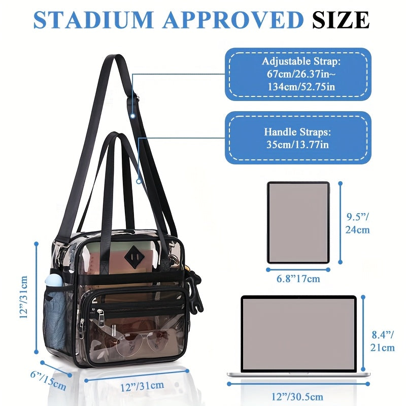 PIG PIG GIRL PVC Shoulder Bag High Capacity Crossbody