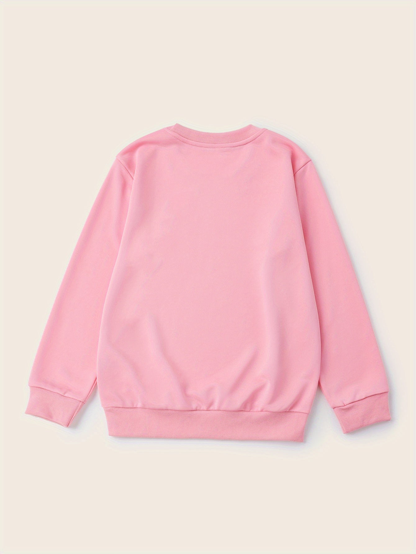 Girls' "Watercolor Gymnastics Girl" Graphic Print Sweatshirt - Black Long Sleeve Crew Neck Casual Top with Colorful Dancer Design, Perfect for Fall & Winter Wear, Gymnastics Apparel | Playful Graphic Sweatshirt | Comfortable