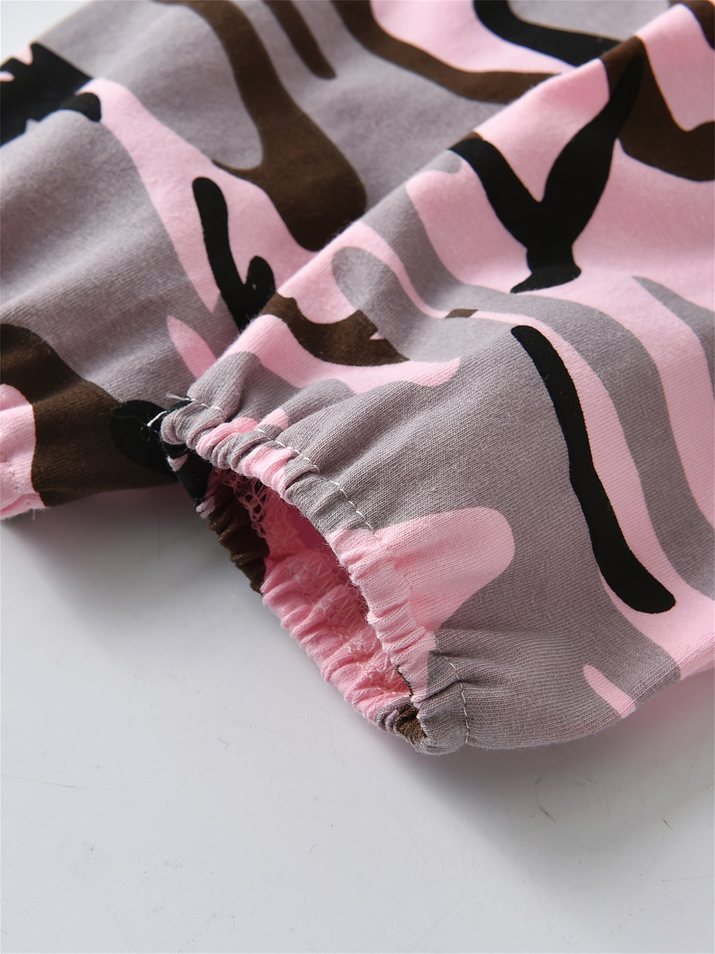 KuKitty Baby Girl Clothes Long Sleeve Ruffle "Daddy's Little Girl" Tops + Camouflage Bow Pants + Headband Newborn Infant Girls Outfits Set