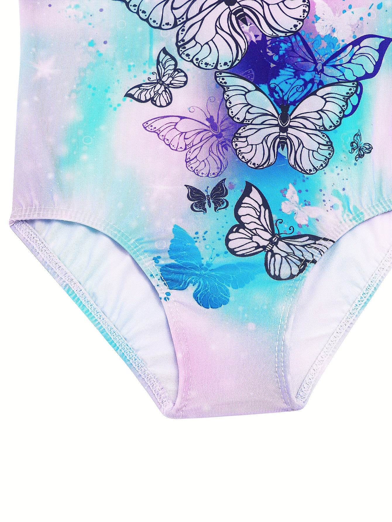 Girls' Gymnastics Bodysuit Set, Shiny Ballet Dance Outfit with Three Pieces Including Sparkling Shorts And a Headpiece.