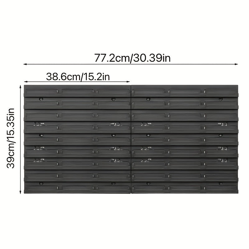 39pcs Large Tool Organizer Rack, Wrenches, Screwdrivers, Drill Bits, Screws, Hammer Storage Rack, Garage Tool Organizer, Multipurpose Storage Shelf, Perfect Gift for Dad Father's Day Gifts