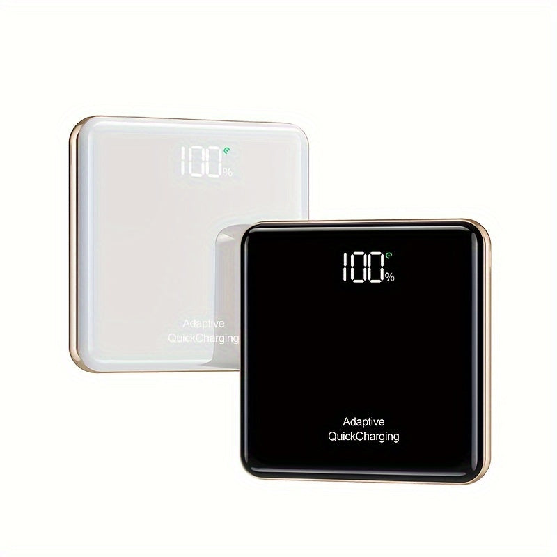 KAXOE 30000mAh 20000mAh High-Capacity Super Fast Charging Power Bank Portable Charger Fast Charging with LED Display Built-in 4 Cables Mobile Battery for iPhone for Samsung for Tablet