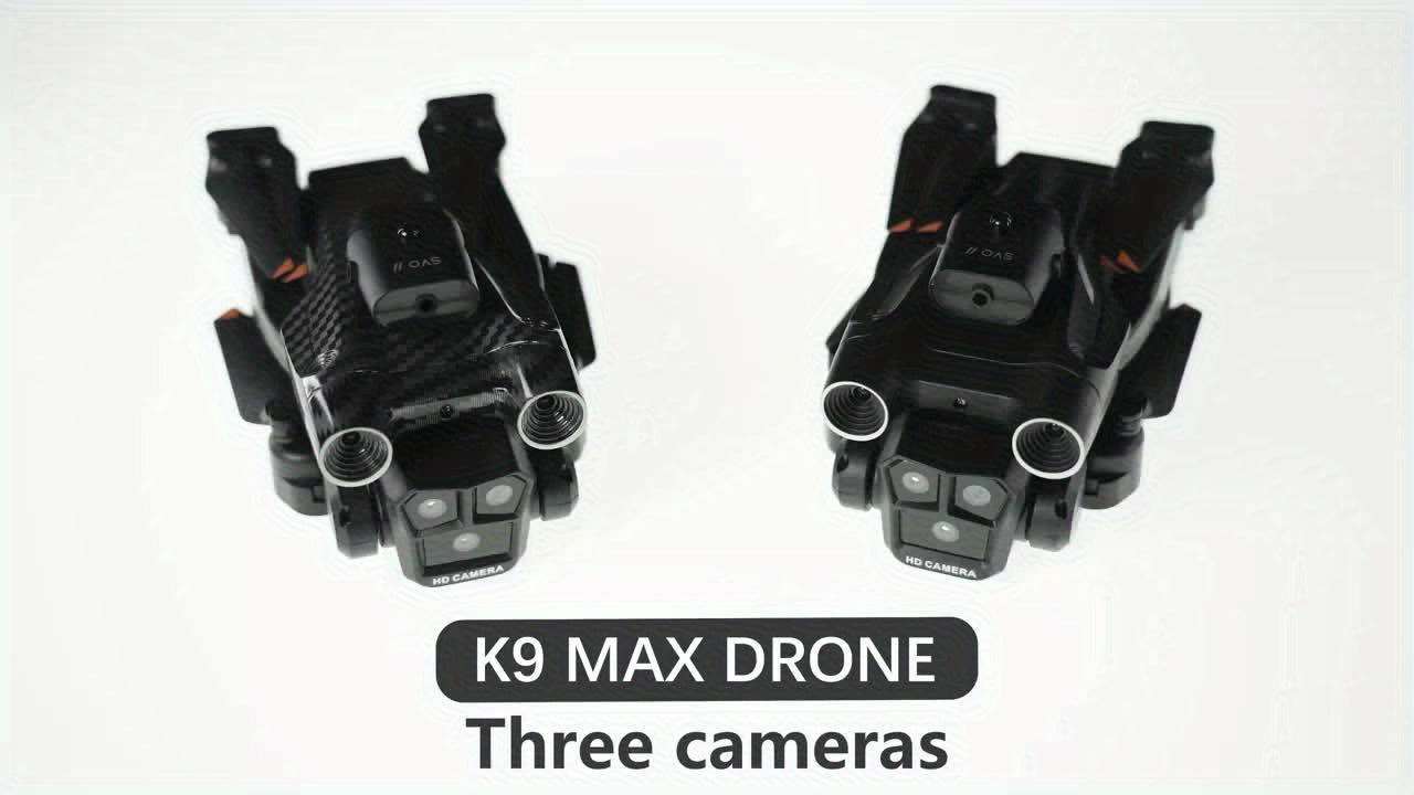 Three-camera Drone, Foldable Remote-controlled Drone, Remote-controlled Toy, Easy to Operate, Suitable for Beginners, Gift for Men, Indoor and Outdoor Drone for Christmas And Halloween, Drone with Screen Remote Control, Indoo