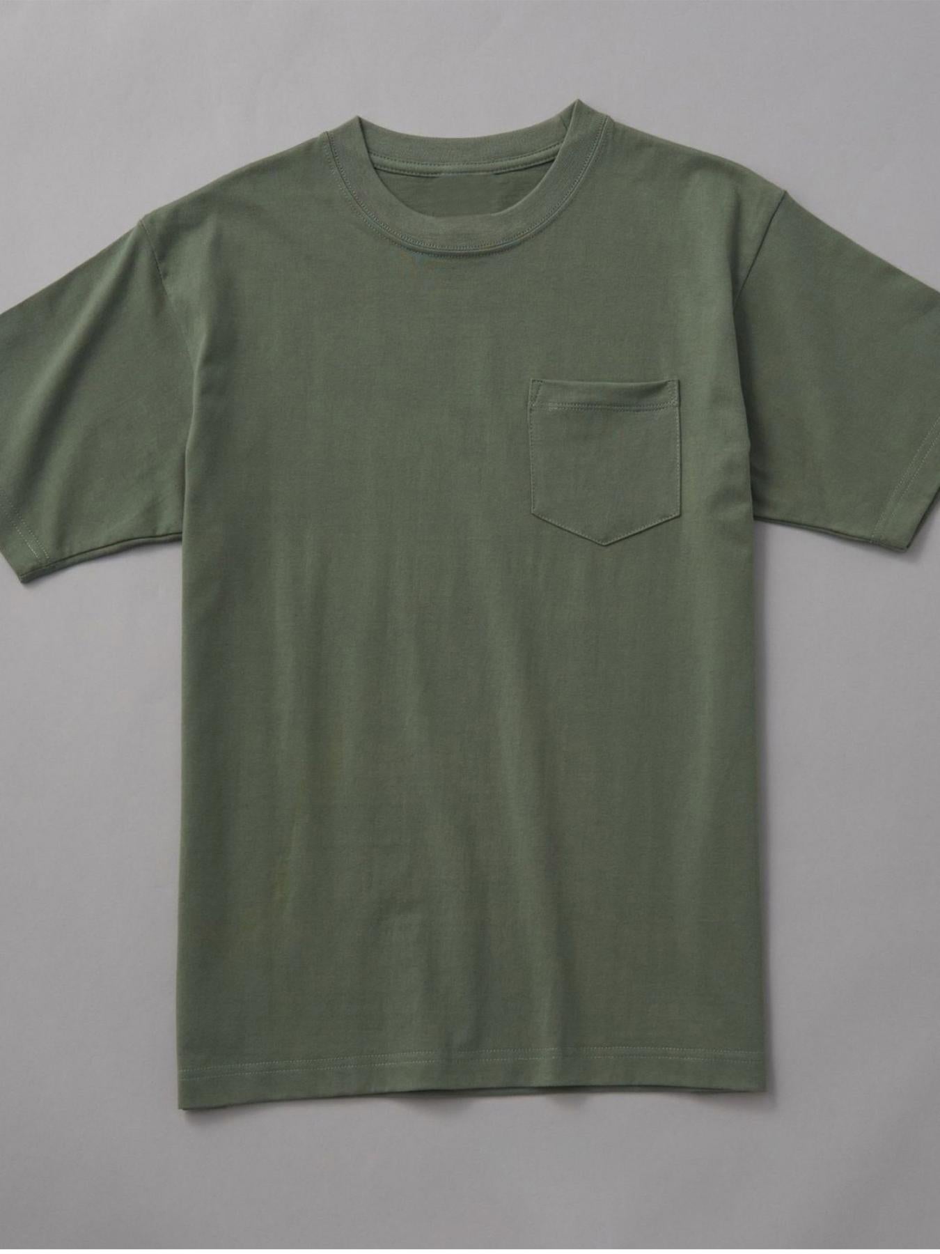 Men's Casual Loose Fit Pocket T-Shirt - Solid Color Short Sleeve Round Neck Tee with Chest Pocket, Machine Washable, Year-Round Versatile Basic Top for Casual Attire (Ideal Christmas Gift) - Available in,, Grey, Navy, PLUS SI