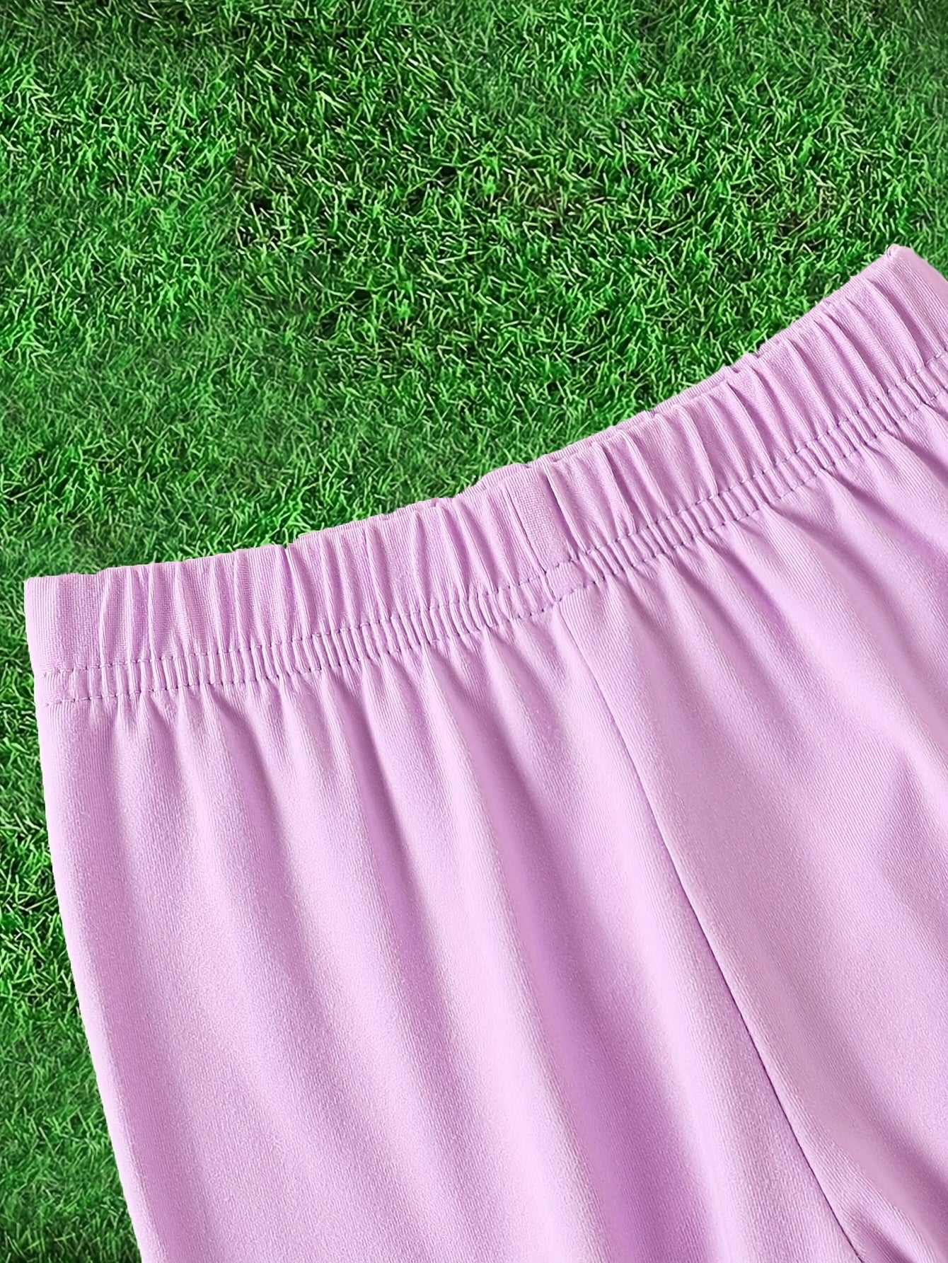 Random Set Of Ten Pieces For Baby Girls With Heart Printed Pattern And English Letter Printed Pattern. Randomly Cut T-shirts And Randomly Cut Trousers With Heart Printed Pattern And Outdoor Suit, for Outdoor