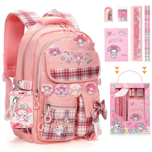 Sanrio For My Melody Backpack With Card Holder And Pockets