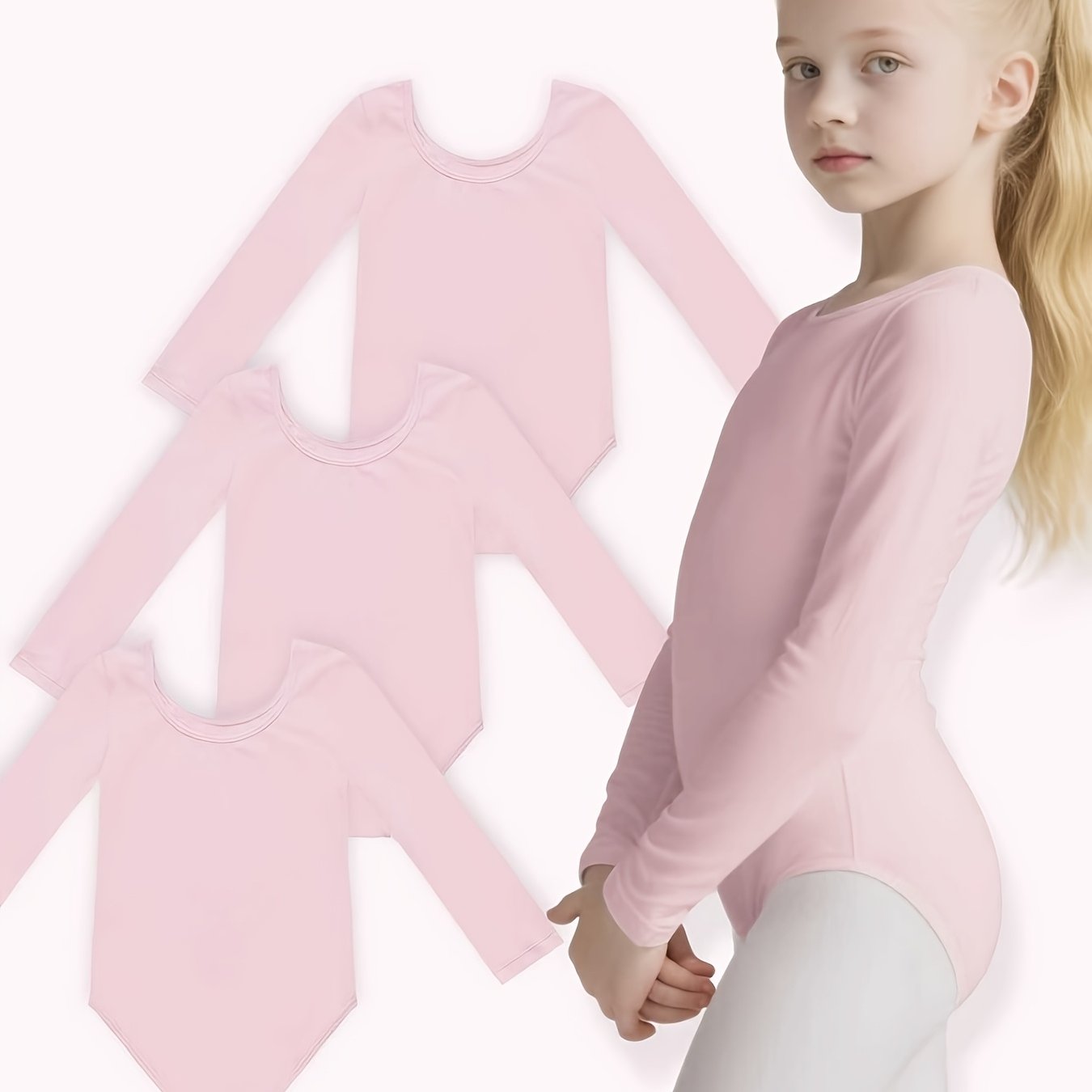 Youngsters Girls Ballet Leotards Soft Stretch Fabric