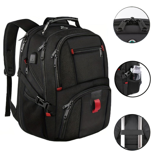 Travel Backpack, Extra Large 13.21gal Laptop Backpacks For Men Women, College Backpacks Airline Approved Business Work Bag With USB Charging Port Fits 17 Inch Computer, Men'S Gifts, School Backpack For Teens, Travel Accessori