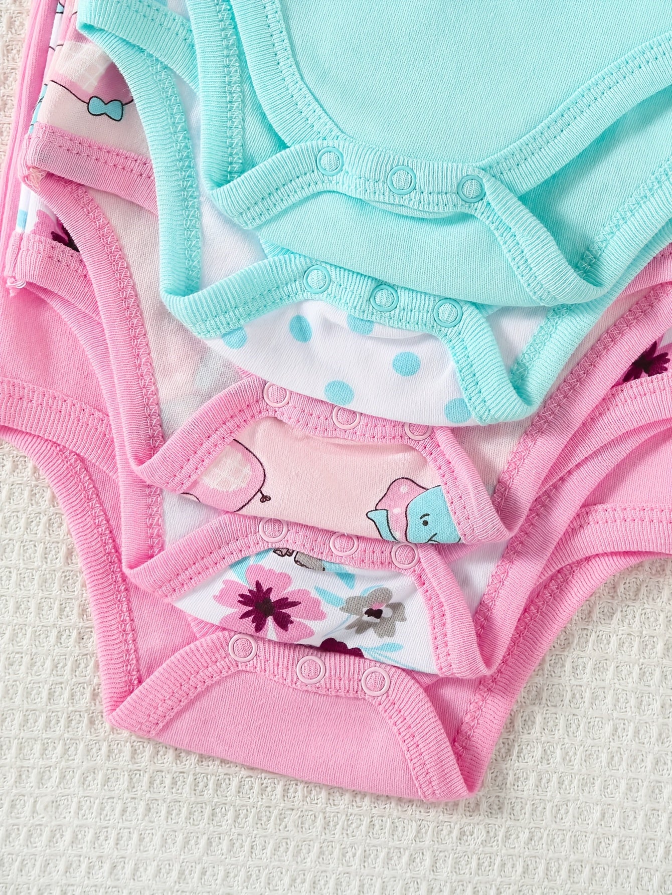 PAYIFANG Baby Girl Cotton Jumpsuit Set With Cartoon Print