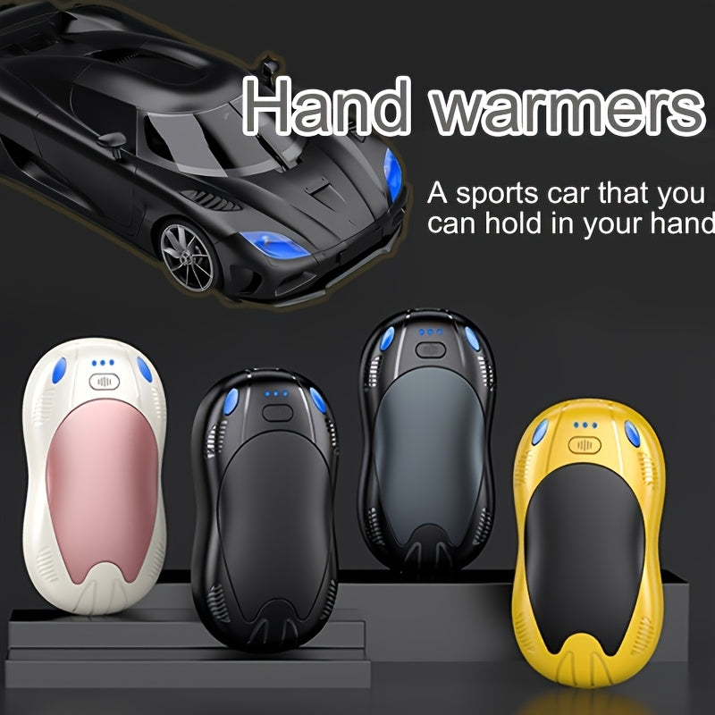 Double Sided Heating 2-in-1 Magnetic Suction Hand Warmer, 3-speed Temperature Control Adjustment, Essential For Skiing, Camping, And Mountaineering, Winter Hand Warmer, Travel Essentials, Winter Accessories, Portable Heater