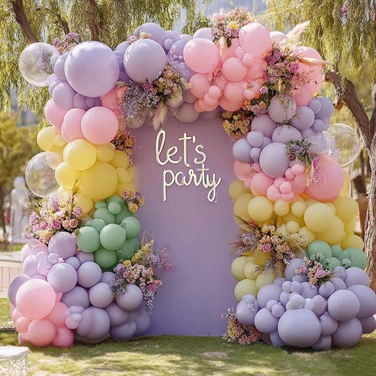 Pastel Pink Balloons Double Stuffed Pink Balloons Different Sizes Clear Bobo Balloon Garland Arch Kit 18/12/5 Inch for Birthday Shower Wedding Gender Reveal Party Decorations, Birthday Balloons Decoration Set, Balloon Garland