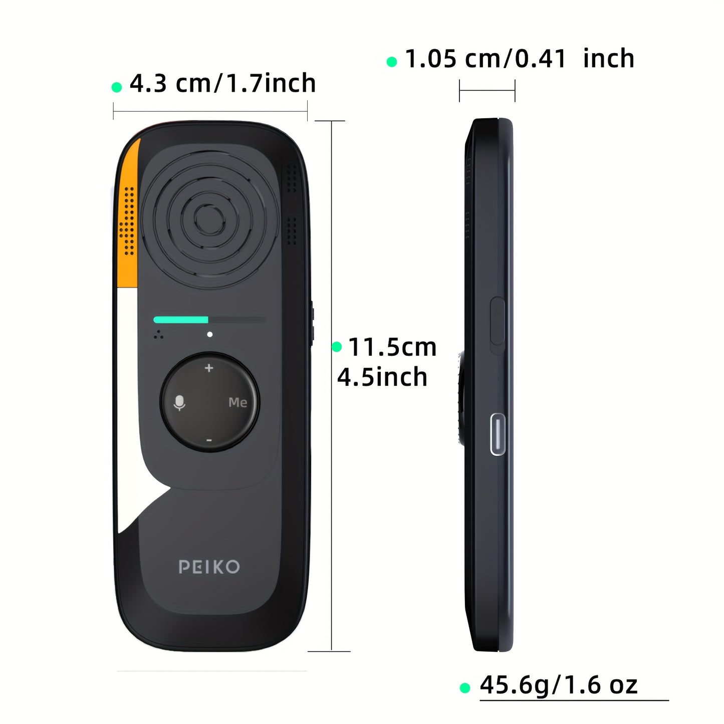 Portable Language Translator Device, Two-Way Instant Translator, APP Online Voice Translation, 136 Languages Supported, High Accuracy Translator Device for Travel Business Learning