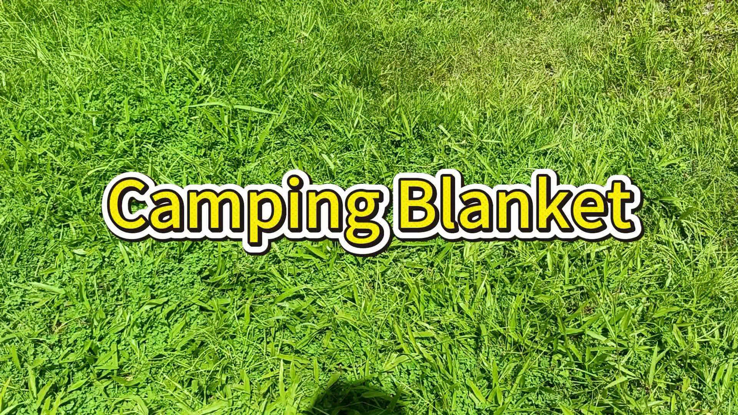 Ultra-Lightweight High Quality & Windproof Puffy Camping Blanket - All-Season Down Alternative Insulation, Portable Compact Travel Blanket with Carry Case, Fill for Camping, Hiking, Beach, Picnic, Indoor/Outdoor Use - Machine