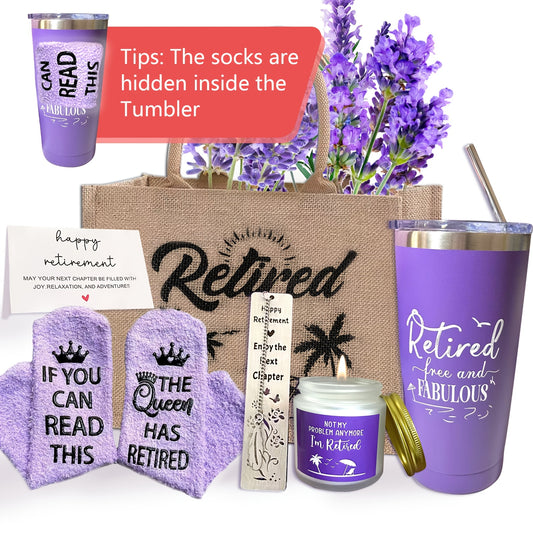 1pc 20oz Tumbler, 304 Stainless Steel, Happy Retirement Gifts for Women, Retirees, Teachers, Coworker, Nurses, Mom, Grandma, Unique Retired Gifts Ideas for Coworkers Office & Family