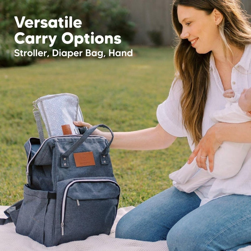 Diaper Bag Backpack With Portable Changing Pad For Travel