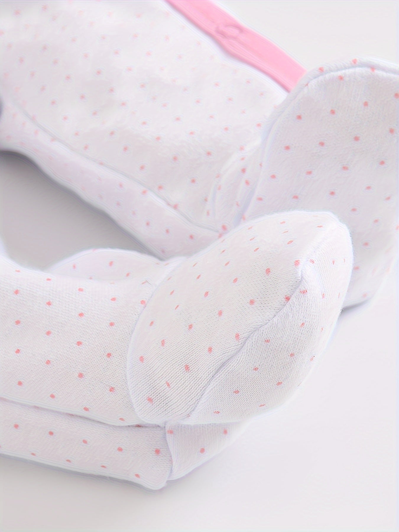 3pcs Baby Girl Cute Pink One-piece Jumpsuit Soft Long Sleeve Footed Romper Cartoon Bunny Rabbit Floral Print Newborn Girls' Overall Bodysuits Outfit Clothes for Infant Girl 0-12 Months, Perfect for Outdoor