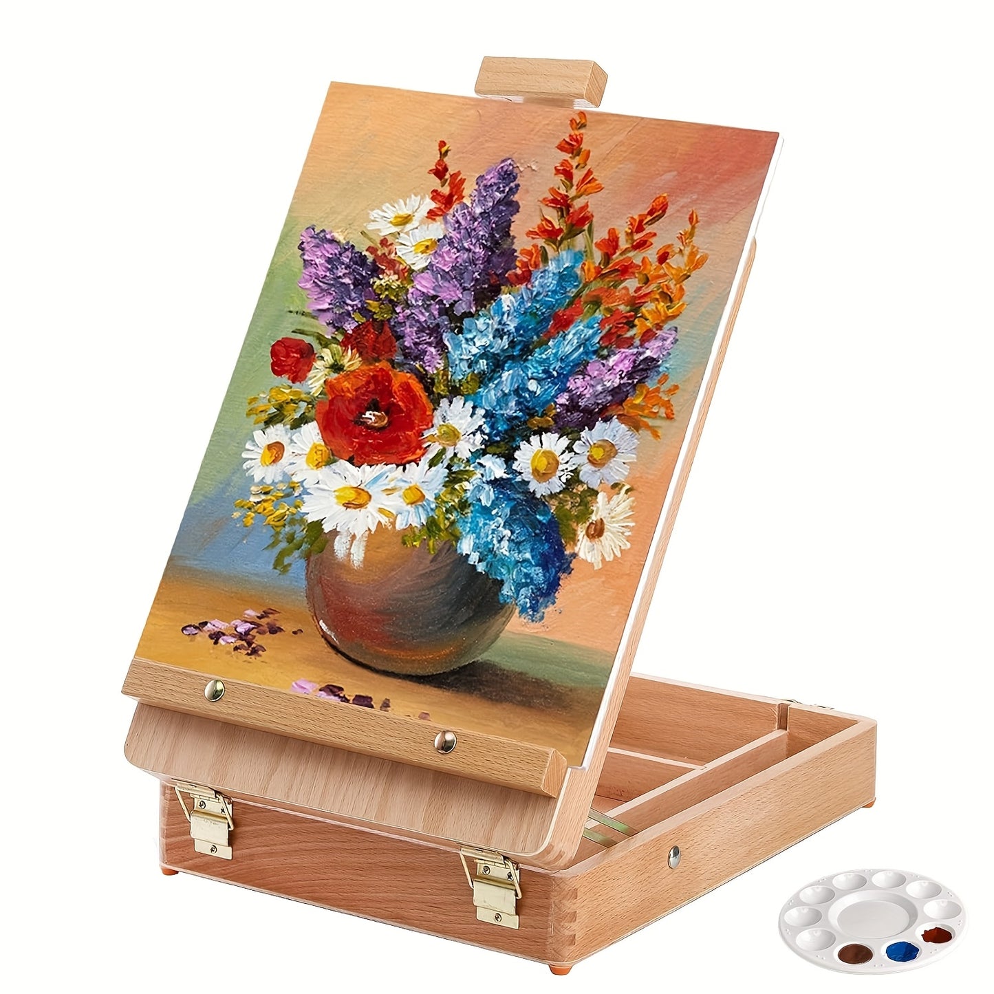 Beechwood Adjustable Easel Stand For Painting And Sketching
