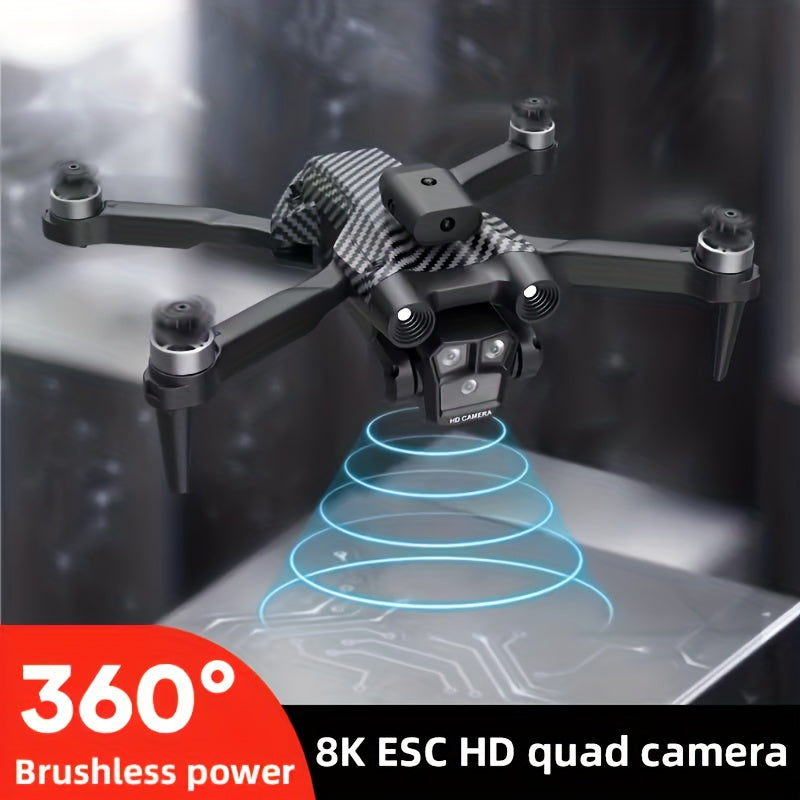 Three-camera Drone, Foldable Remote-controlled Drone, Remote-controlled Toy, Easy to Operate, Suitable for Beginners, Gift for Men, Indoor and Outdoor Drone for Christmas And Halloween, Drone with Screen Remote Control, Indoo