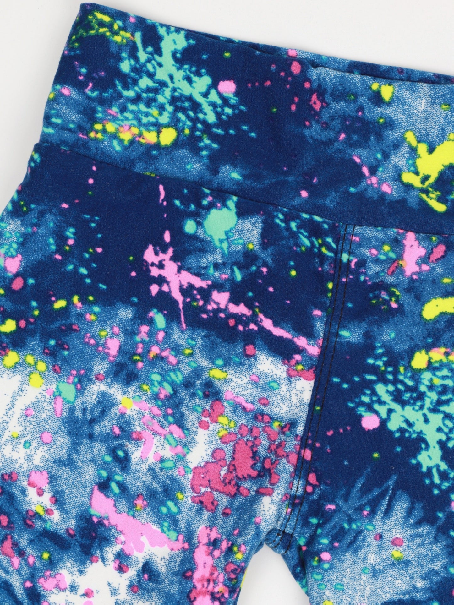 Girls Print Summer Knee High Shorts Regular Fit Soft Stretch