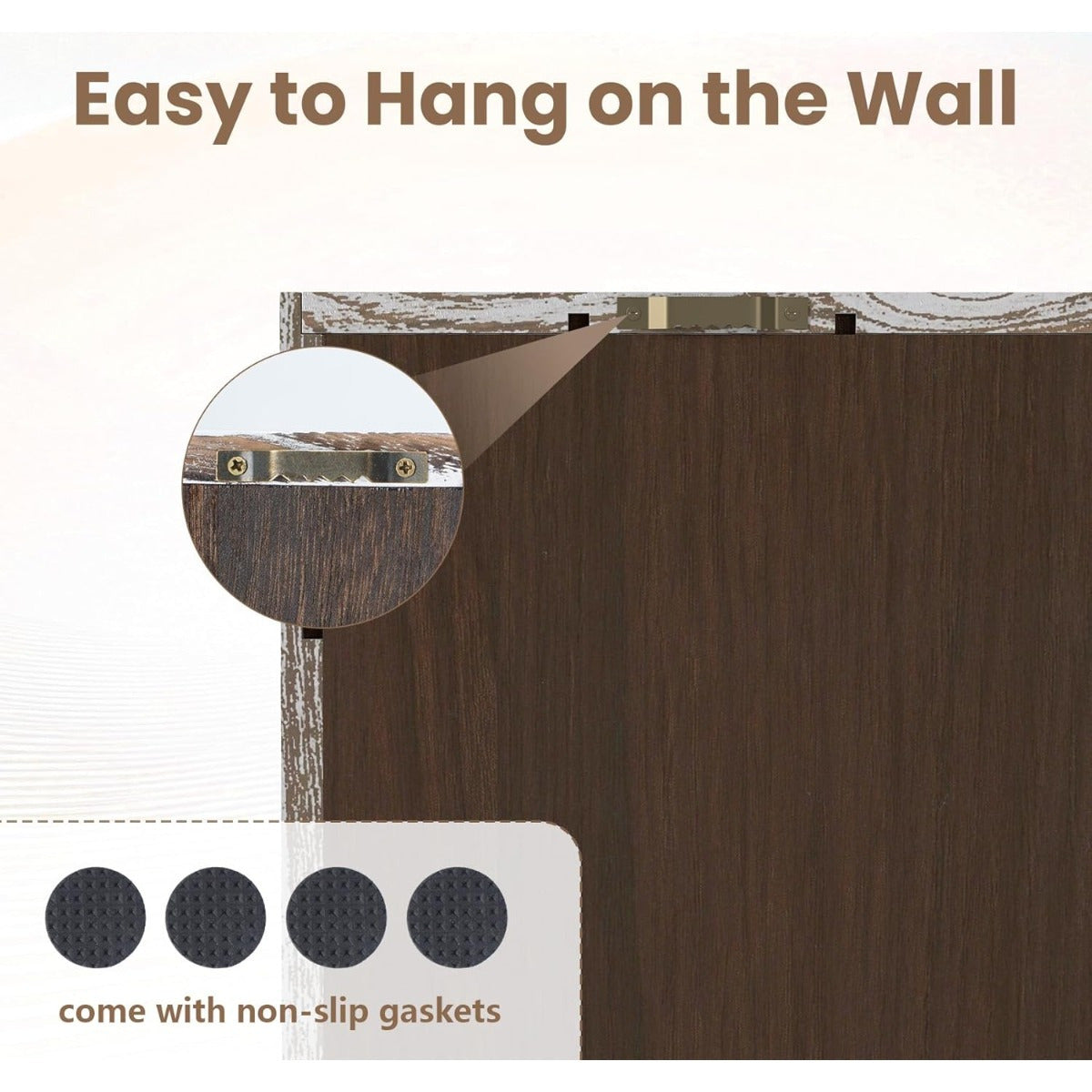 Nisorpa Wall Mounted Display Cases for Shot Glasses 56 Slots